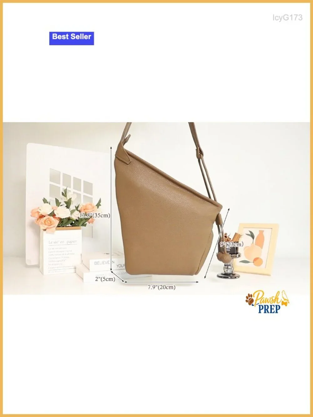 Genuine Leather Hobo Bag Slouchy Shoulder Purse MFFOR